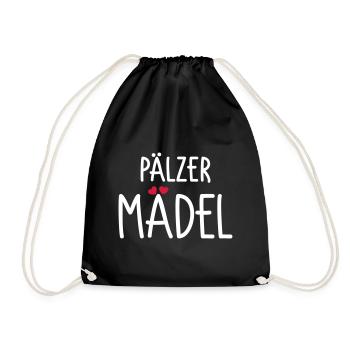 Pälzer Mädel - Turnbeutel - Schwarz - Vorne