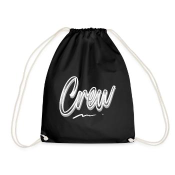 Crew - Drawstring Bag - black - Front