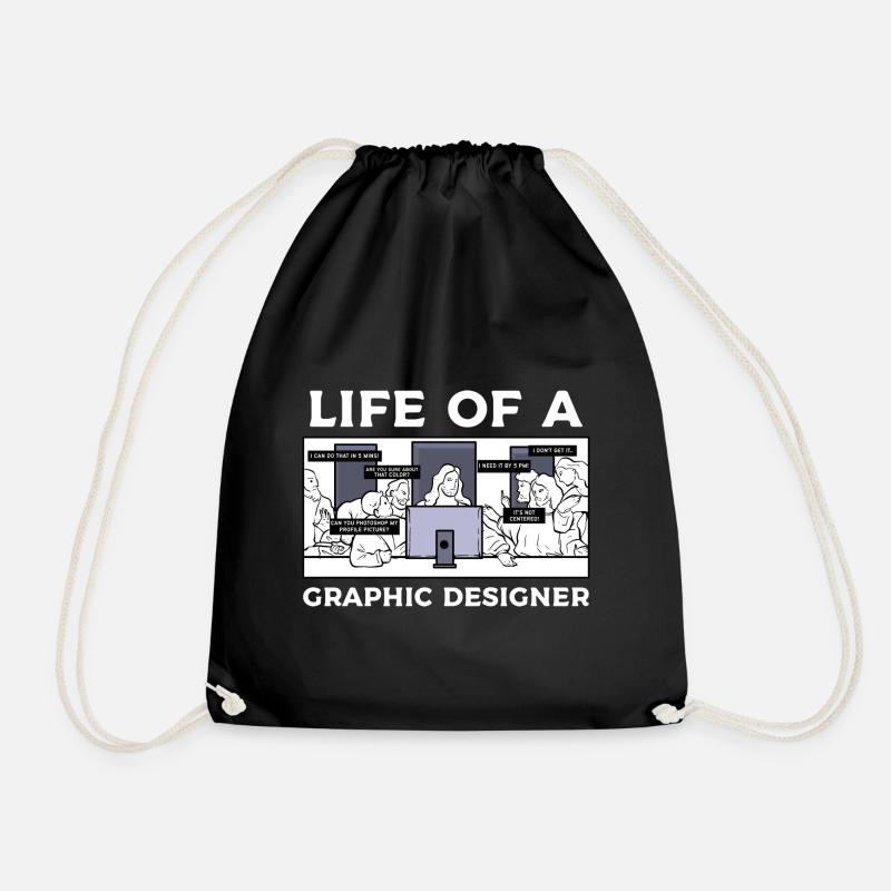 Graphiste designer graphique designer artiste - Sac de sport léger - noir