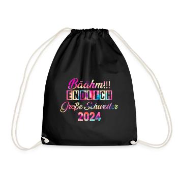 Bäähm enfin grande soeur 2024 - Sac de sport léger - noir - Devant