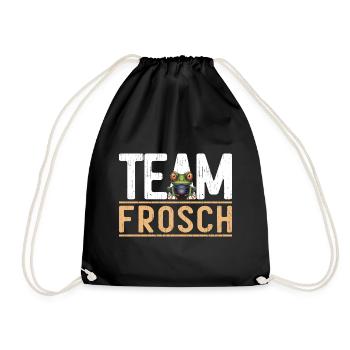 Équipe Grenouille Équipe Grenouille Motif Grenouille - Sac de sport léger - noir - Devant