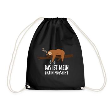 C’est ma chemise d’entraînement - Sac de sport léger - noir - Devant