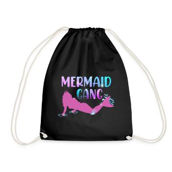 Mermaid Gang - Turnbeutel - Schwarz - Vorne