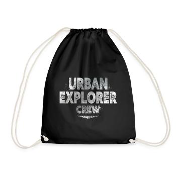 Urban Explorer - Drawstring Bag - black - Front