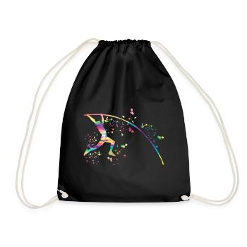 Saut à la perche Saut à la perche pour enfants - Sac de sport léger - noir - Devant
