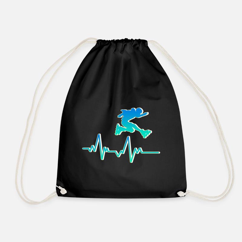 Rollerblades rollerblades - Drawstring Bag - black