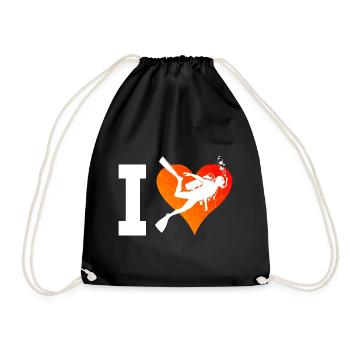 Plongée sous-marine femme Plongée sous-marine Plongeur Homme - Sac de sport léger - noir - Devant