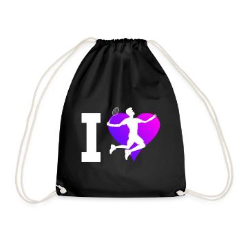 Badminton Badminton Joueur de squash Badminton Homme - Sac de sport léger - noir - Devant