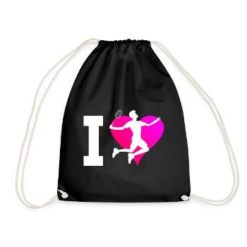 Badminton Femme Badminton Squash Badminton Hommes - Sac de sport léger - noir - Devant