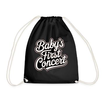 Baby's First Concert 19 - Turnbeutel - Schwarz - Vorne
