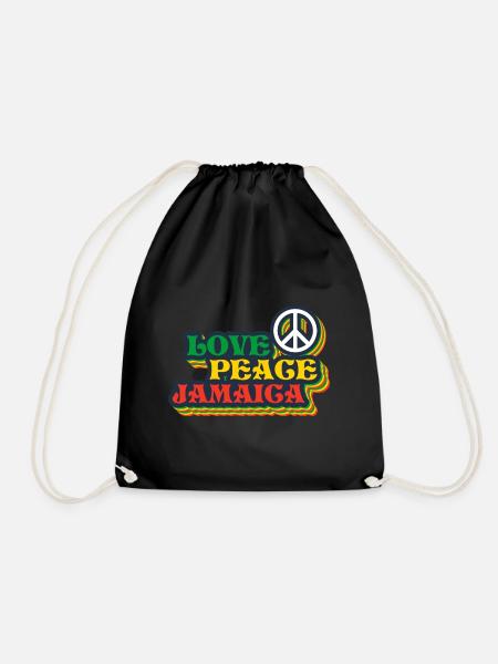 Jamaica Love Jamaica Holidays - Drawstring Bag - black