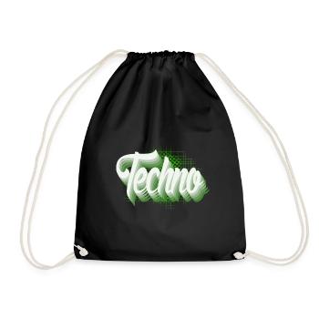 Techno - Sac de sport léger - noir - Devant