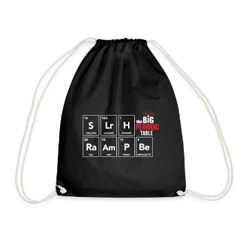 Chemistry The Big Periodic - Drawstring Bag - black - Front