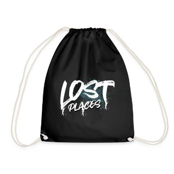 Lost Places - Drawstring Bag - black - Front