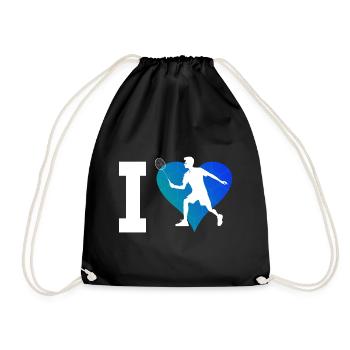 Badminton Hommes Squash Badminton Joueurs Badminton - Sac de sport léger - noir - Devant