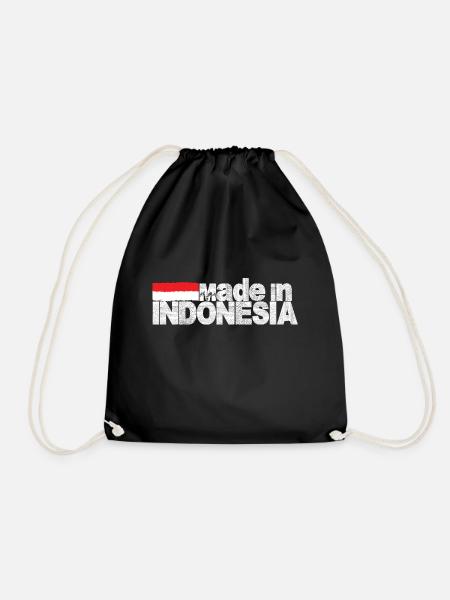 Indonesien - Turnbeutel - Schwarz