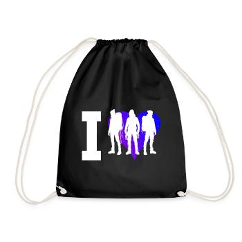 Climber Bouldering Women Bouldering - Drawstring Bag - black - Front