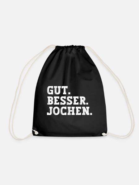 Gut Besser Jochen Lustiger Spruch Name Jochen - Turnbeutel - Schwarz