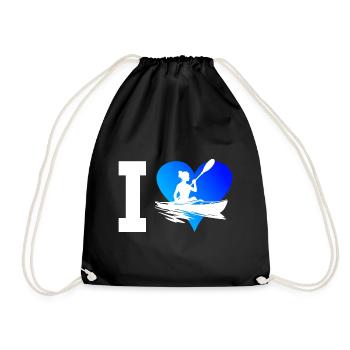 Kayak Femme Kayak Canoë Kayak Homme - Sac de sport léger - noir - Devant