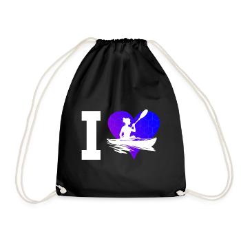 Kayak Hommes Femmes Canoë Kayak Kayak - Sac de sport léger - noir - Devant