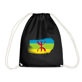Amazigh - Turnbeutel - Schwarz - Vorne