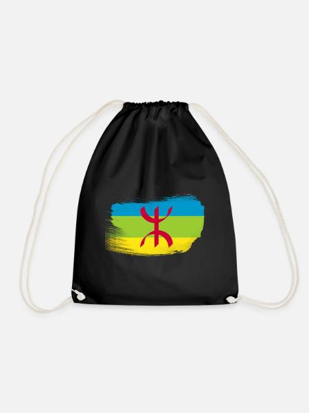 Amazigh - Turnbeutel - Schwarz
