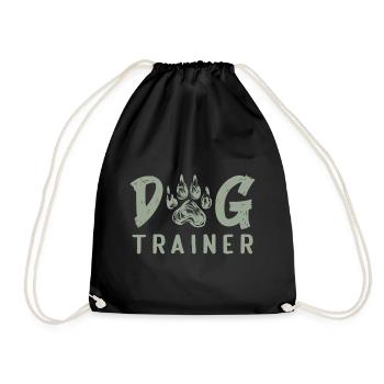Dog Trainer - Turnbeutel - Schwarz - Vorne