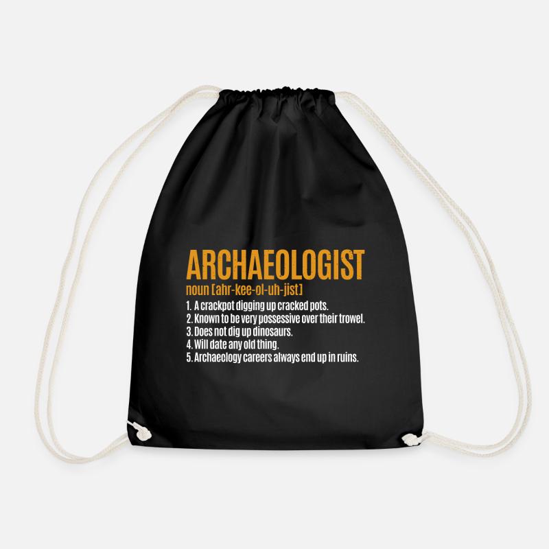 Archäologen-definitions-ägyptische - Turnbeutel - Schwarz