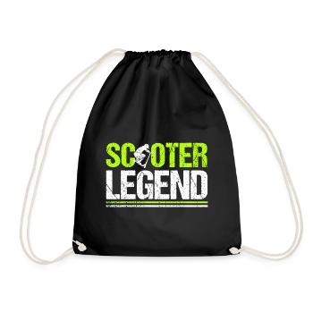 Scooter Legend Stuntscooter Stunt Roller - Drawstring Bag - black - Front