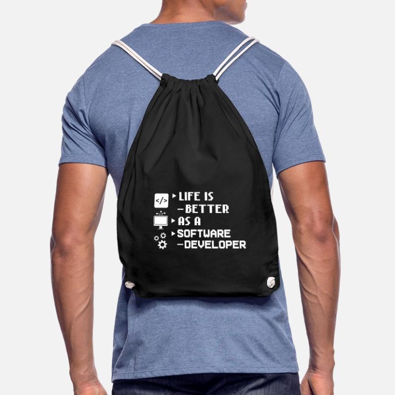 Software Development Software Developer Developer Drawstring Bag