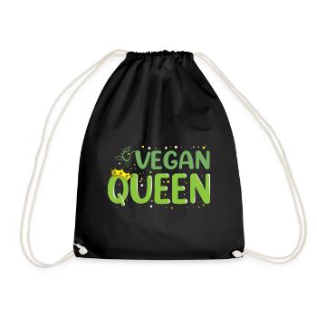 Veganism Vegetable Veggies - Drawstring Bag - black - Front