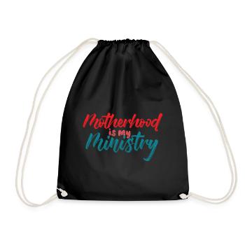 La maternité est mon ministère - Sac de sport léger - noir - Devant