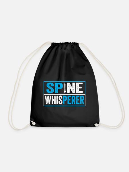 Spine Whisperer Funny Chiropractor Chiropractic - Turnbeutel - Schwarz