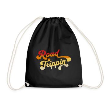 Road Trippin Style Rétro - Sac de sport léger - noir - Devant