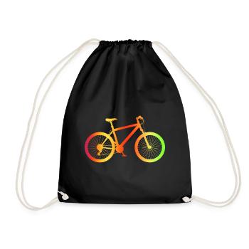 VTT vélo arc-en-ciel VTT - Sac de sport léger - noir - Devant