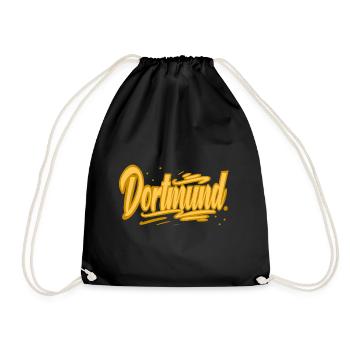 Dortmund - Drawstring Bag - black - Front