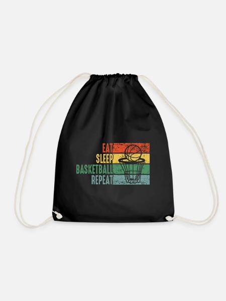 Basketball Basketballspieler Basketballer - Turnbeutel - Schwarz
