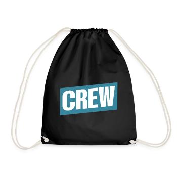 Crew - Turnbeutel - Schwarz - Vorne