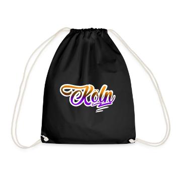 Cologne - Drawstring Bag - black - Front