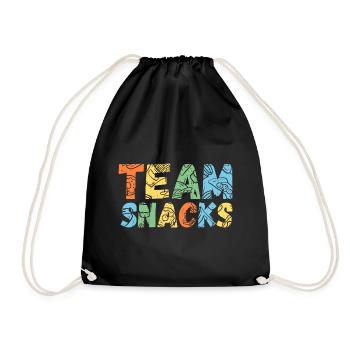 Collations d’équipe - Sac de sport léger - noir - Devant