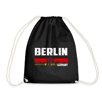 Berlin City Home Germany - Drawstring Bag - black - Front