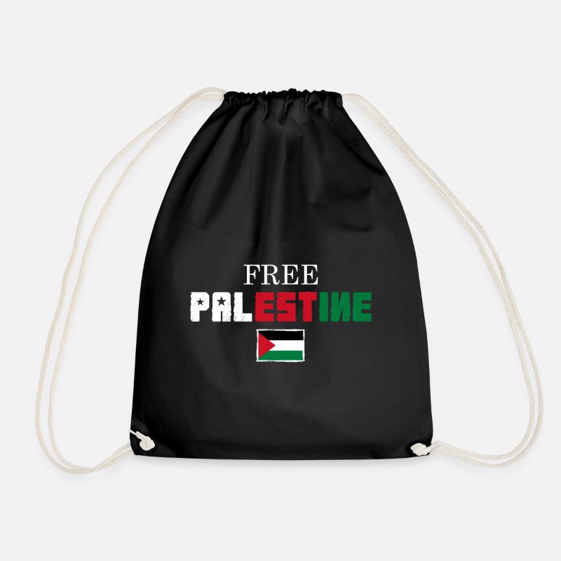 Free palestine - Sac de sport léger - noir