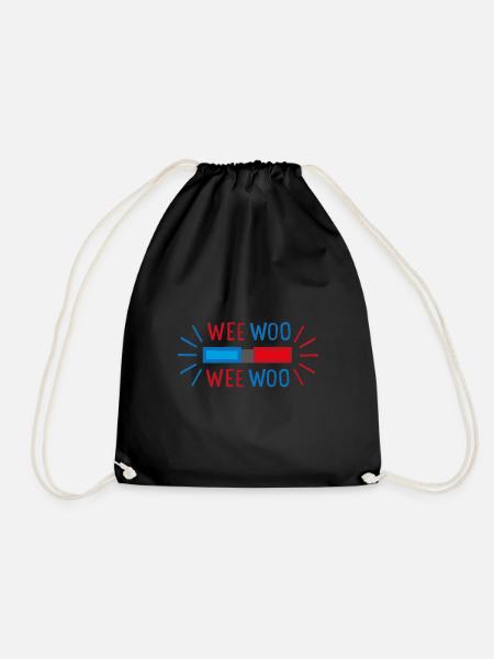 weewoo - Turnbeutel - Schwarz