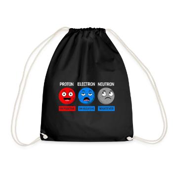 Chemistry - Drawstring Bag - black - Front