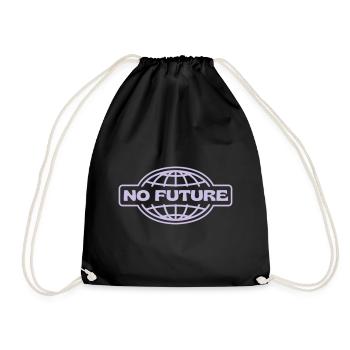 NO FUTURE - Drawstring Bag - black - Front