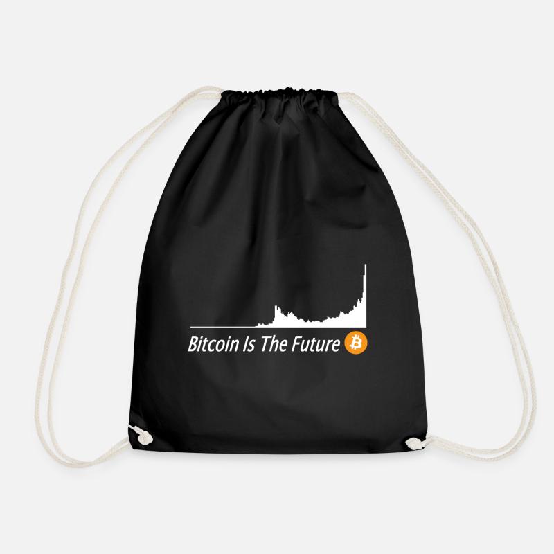 Bitcoin Kurs Bitcoin Is The Future Bitcoin Button - Turnbeutel - Schwarz