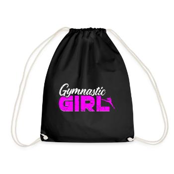 Gymnastique Gymnastique Acrobatie Filles - Sac de sport léger - noir - Devant