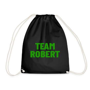 Team Robert - Turnbeutel - Schwarz - Vorne