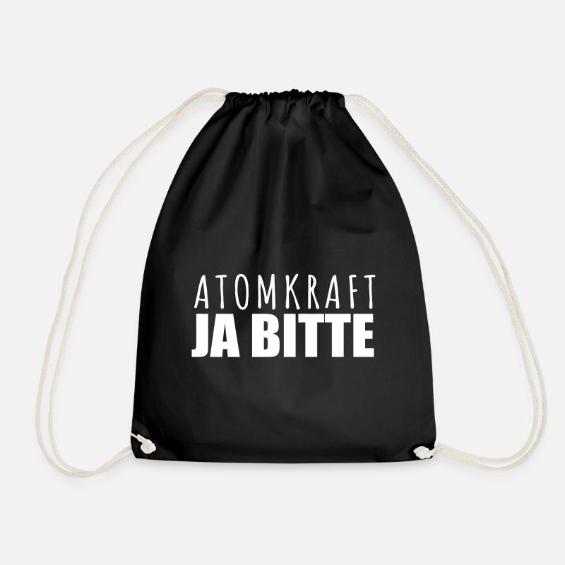 Atomkraft Ja Bitte - Pro Kernenergie in Europa - Turnbeutel - Schwarz
