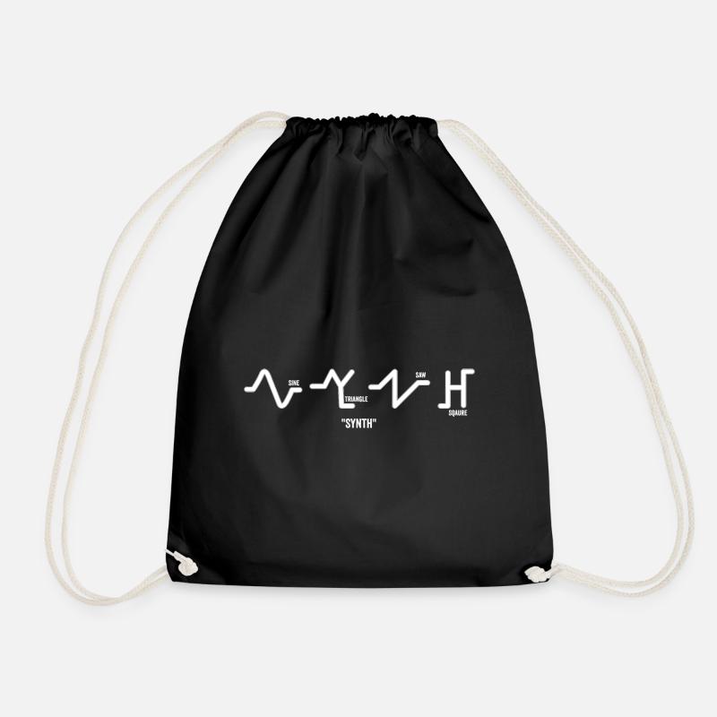 Synth Waves - Sac de sport léger - noir